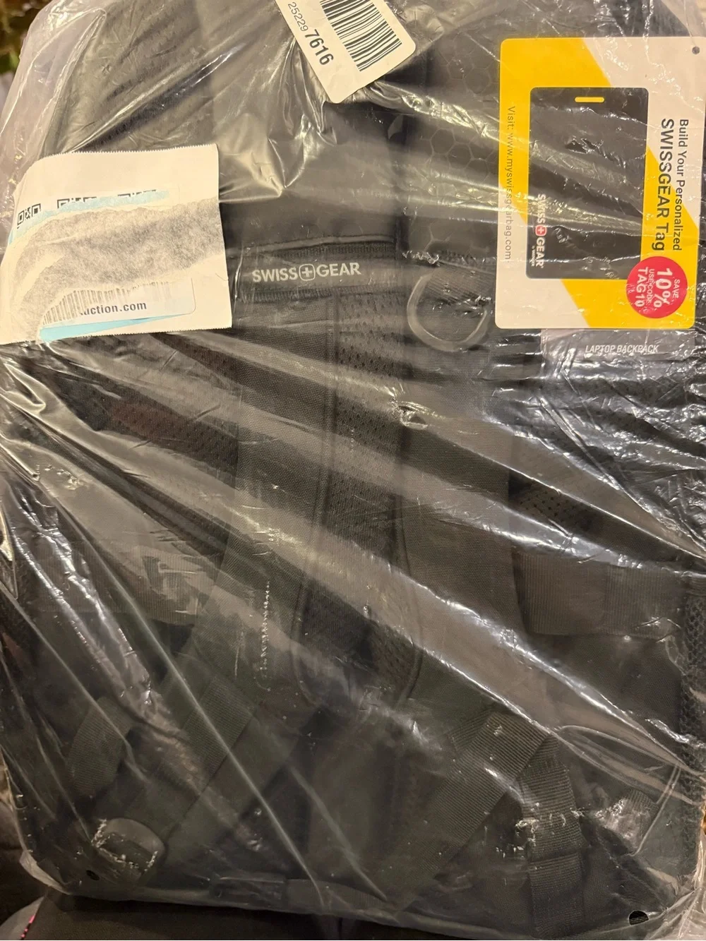NWT SWISSGEAR Cecil 18” Laptop Backpack – Black Hex
